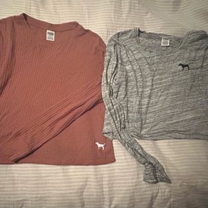 Victoria secret long sleeve crops